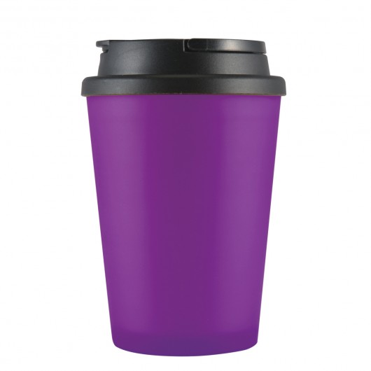 Purple Bronte Double Wall Cups